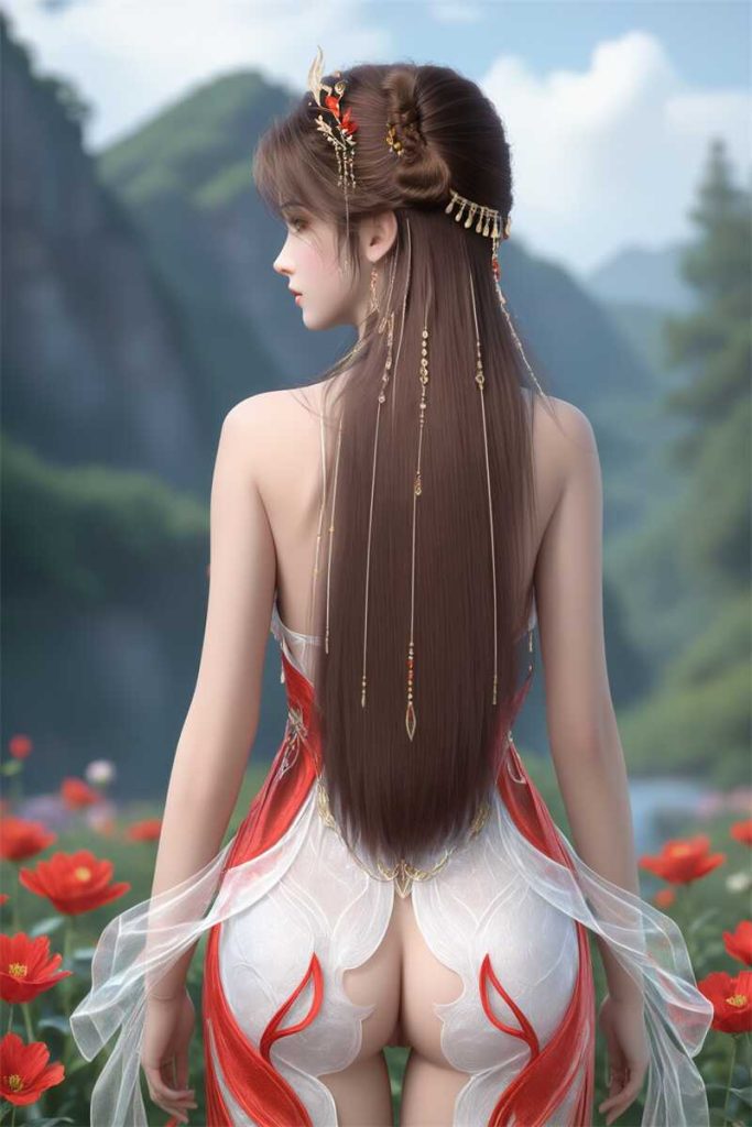 图片[2]-[第714期] [完美世界] [火灵儿 · 火女系列] AI国漫 性感女神 [158P]-AI国漫分享