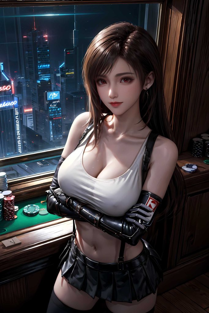 [AI绘画][最终幻想-蒂法高清系列三][57图][第二季257画] - AI国漫分享-AI国漫分享