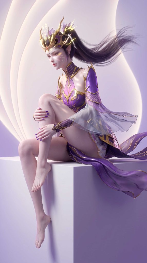 图片[4]-[斗破苍穹][龙皇紫妍4K壁纸·高清系列十三][113图][第三季514画]-AI国漫分享