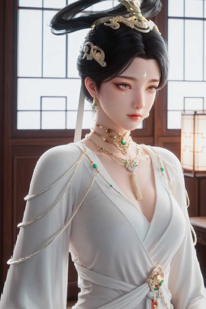 [搜神记-姑射仙子·高清系列一] [293图] [第三季501画]-AI国漫分享