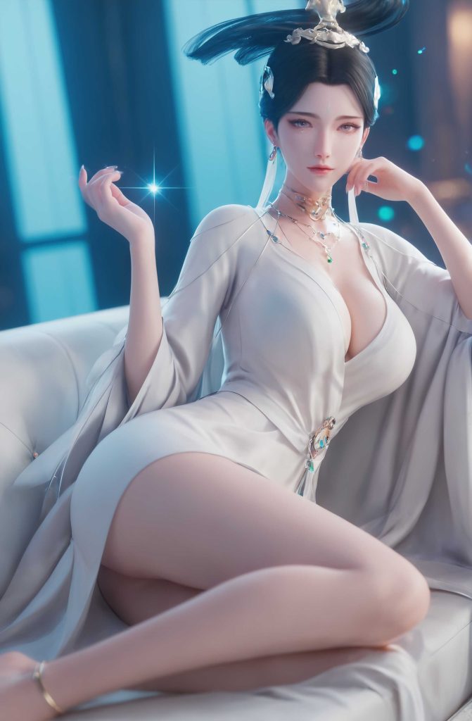 [搜神记-姑射仙子4K·高清系列二] [317图] [第三季519画]-AI国漫分享
