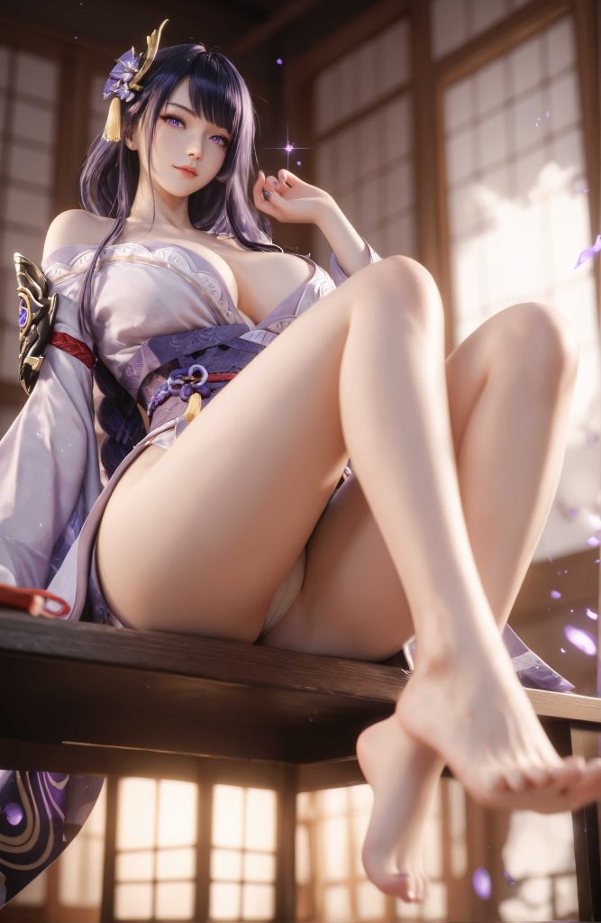 [原神-雷电将军4K·高清系列二] [316图] [第三季511画]-AI国漫分享